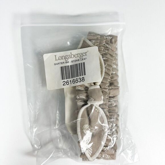 Longaberger Stone Leaf Small Garter New #2616638 - Picture 1 of 6
